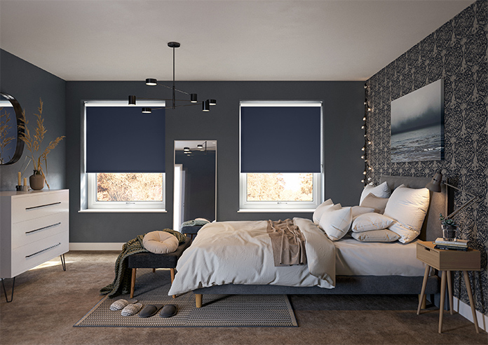 Verona (Blackout), Navy - Roller Blind - Image 8